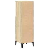Bathroom Cabinet Sonoma Oak 30x30x100 cm Engineered Wood 847389