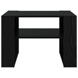 Coffee Table Black Oak 66 x 53 x 45 cm Engineered Wood 8000101