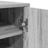 Shoe Cabinet Grey Sonoma 32x35x92 cm Engineered Wood 816018