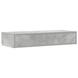 Bed Drawers Concrete Grey 80 x 36.5 x 16.5 cm Engineered Wood 866926