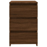 Bed Cabinet Brown Oak 40x35x62.5 cm Engineered Wood 815175