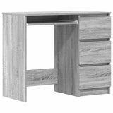 Desk Grey Sonoma 90x45x76 cm Engineered Wood 815508