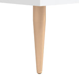 Highboard White 69.5x31x115 cm Engineered Wood 830308