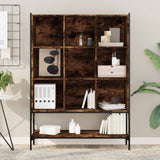 Bookcase Smoked Oak 102x30x141.5 cm Engineered Wood 3214331