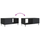 Coffee Table Black 90 x 50 x 40 cm Engineered Wood 894496