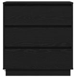 Bedside Cabinet Black Oak 71 x 34.5 x 75 cm Engineered wood 869635