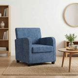 Armchair Blue Chenille 42043446