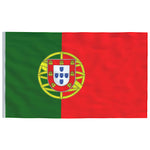 Portugal Flag and Pole 5.55 m Aluminium 3147134