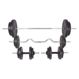 Barbell and Dumbbell Set 90 kg 91405