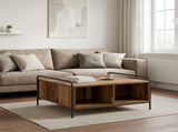 Coffee Table Old Wood 80 x 80 x 41 cm Engineered Wood 8013600