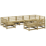 9 Piece Garden Sofa Set Impregnated Wood Pine 3299628
