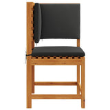 Garden Chair Brown 50 x 50 x 91cm Solid Acacia wood 4107159