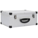 CD Case for 60 CDs Aluminium ABS Silver 91856