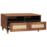 Coffee Table with Drawer 80 x 54 x 40 cm Solid Mango Wood 4018893