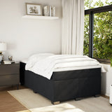 Box Spring Bed with Mattress Black 120x200 cm Velvet 3285277