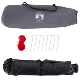 ZNTS Beach Tent 2-Person Grey Quick Release Waterproof 4005298
