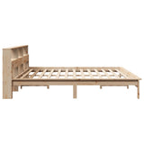 Bed Frame without Mattress 200x200 cm Solid Wood Pine 3309725