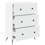 Drawer Cabinet White 66 x 34.5 x 90 cm Engineered Wood 895525