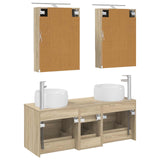 Bathroom Furniture Set 5 pcs Sonoma Oak 3407041