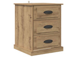 Bedside Cabinet Artisan Oak 39 x 39 x 67.5 cm Engineered Wood 881341