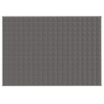 Weighted Blanket Grey 140x200 cm Single 10 kg Fabric 3154836