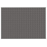 Weighted Blanket Grey 140x200 cm Single 10 kg Fabric 3154836