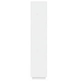 Book Cabinet/Room Divider White 40x35x167 cm Solid Wood Pine 810855