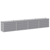 Raised Garden Bed Grey 320 x 40 x 55 cm cold-rolled steel 8006266