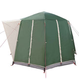 Cabin Tent 3-Person Green and White 320 x 320 x 203 cm 42004032