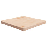 Square Table Top 60x60x4 cm Untreated Solid Wood Oak 342944