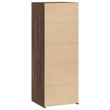 Highboard Brown Oak 45x41x124 cm Engineered Wood 846396