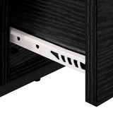 Coffee Table Black Oak 99.5 x 49 x 41 cm Engineered Wood 8013584