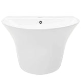 Basin White 56 x 48 x 42 cm Glazed Ceramic 143011