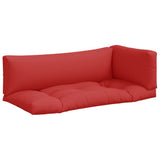 Pallet Cushions 3 pcs Red Fabric 360950