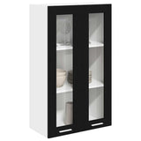 Hanging Cabinet Riga Black Oak 60 x 31 x 100 cm Engineered Wood 884387
