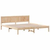 Bed Frame Brown 180 x 200 cm Solid Pine wood 872179