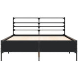 Bed Frame without Mattress Black 140x190 cm 3280077