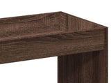 Highboard Brown Oak 63x33x140 cm Engineered Wood 855112