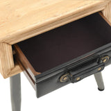 Bedside Table Solid Fir Wood 43x38x50 cm 245775