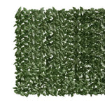 ZNTS Balcony Screen with Dark Green Leaves 500x150 cm 315493