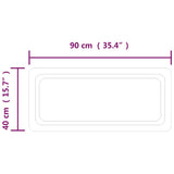 LED Bathroom Mirror 40x90 cm 3154097