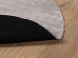 Area Rugs Round SIROLO Sand 160 CM Polyester 42022763