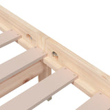 Bed Frame without Mattress Solid Wood 200x200 cm 814904