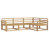 Outdoor Sofa Set 4 pcs White 250 x 170.5 x 73 cm 3386373
