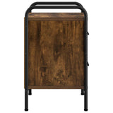 Bedside Cabinet Smoked Oak 40 x 30 x 50 cm Engineered Wood 8013486