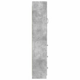 Cabinet Set 2 pcs Concrete Grey 33 x 34.5 x 87 cm 3416973