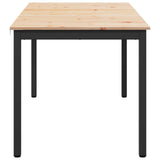 Dining Table Natural 150 x 90 x 75 cm Solid Pine Wood 892791