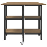 Dinning Table 122 x 80 x 76.5 cm Engineered Wood Artisan Oak 8006042