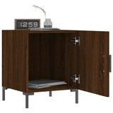 Bedside Cabinets 2 pcs Brown Oak 40x40x50 cm Engineered Wood 827579