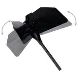 Tiller Plough Attachment Black Metal 146267